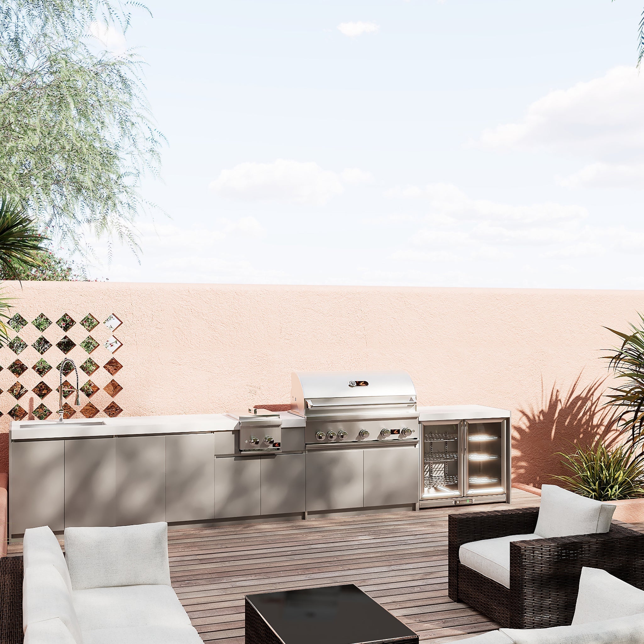 Transform Your Backyard with a Stainless Steel Outdoor Kitchen