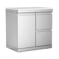 Single-Door Storage Cabinet with Two-Drawer Unit Module