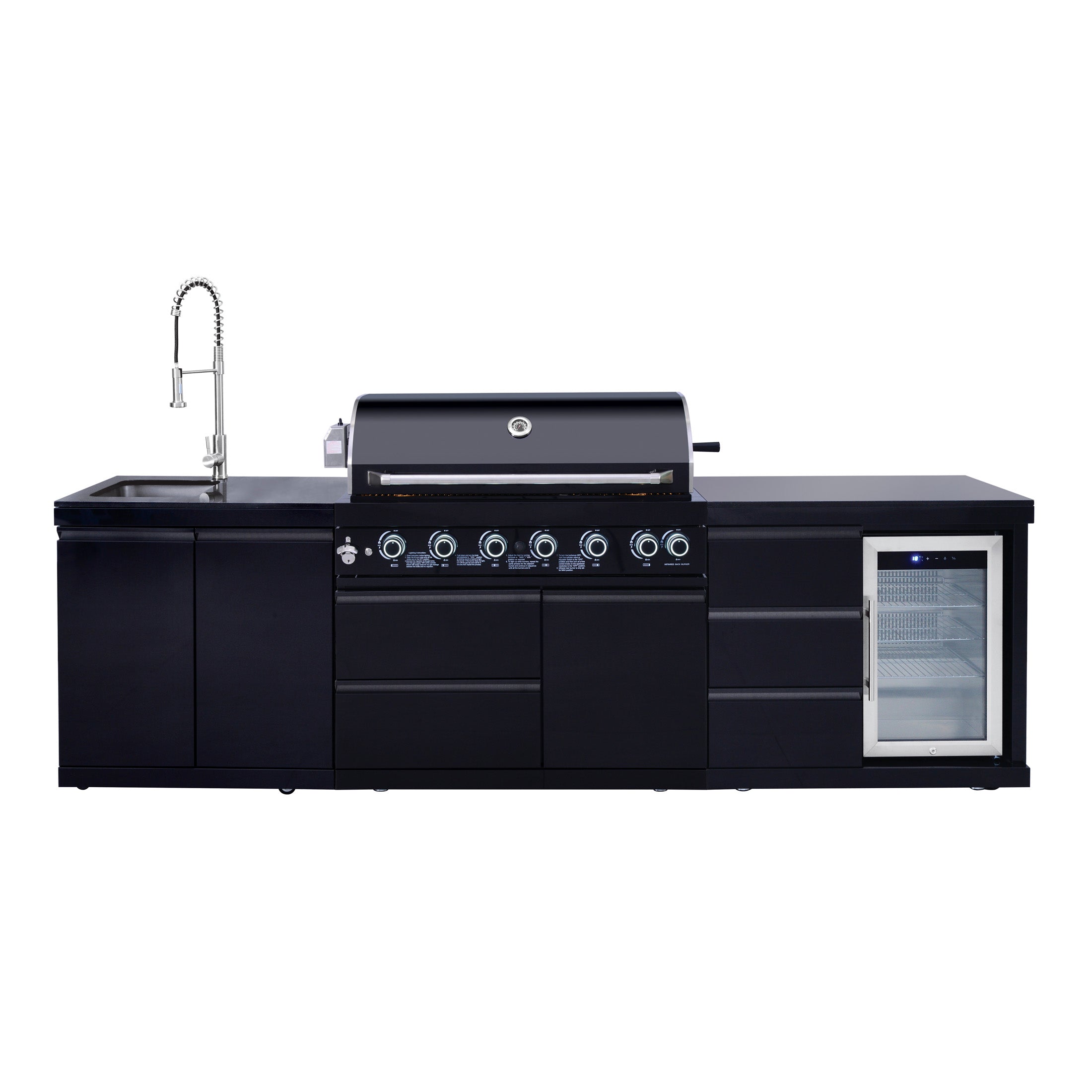 SERA-B Series Outdoor Modular Kitchen – All-in-One Backyard Cooking System