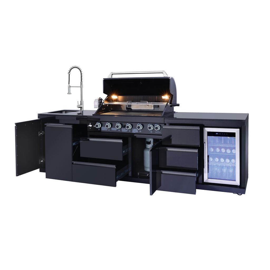 SERA-B Series Outdoor Modular Kitchen – All-in-One Backyard Cooking System