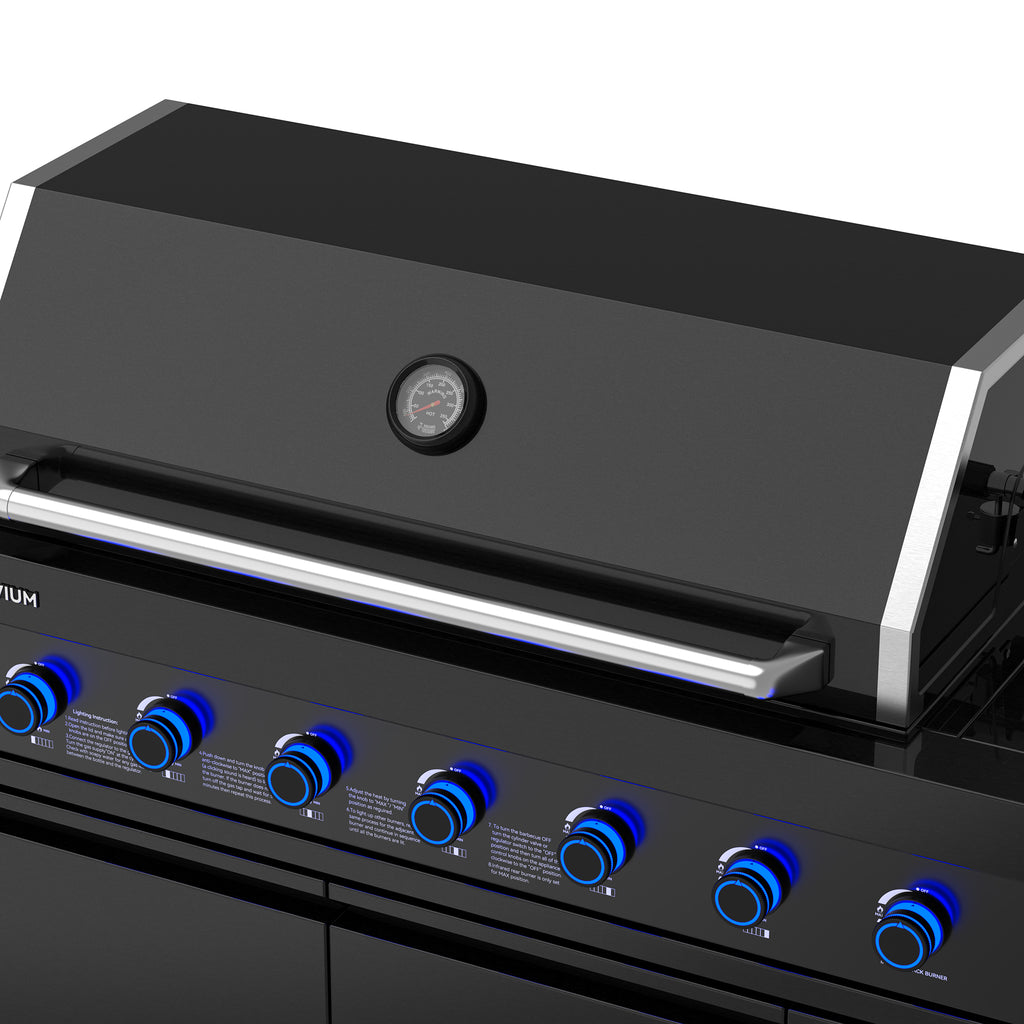 Vestivium Sera Series Outdoor Kitchen Island Black