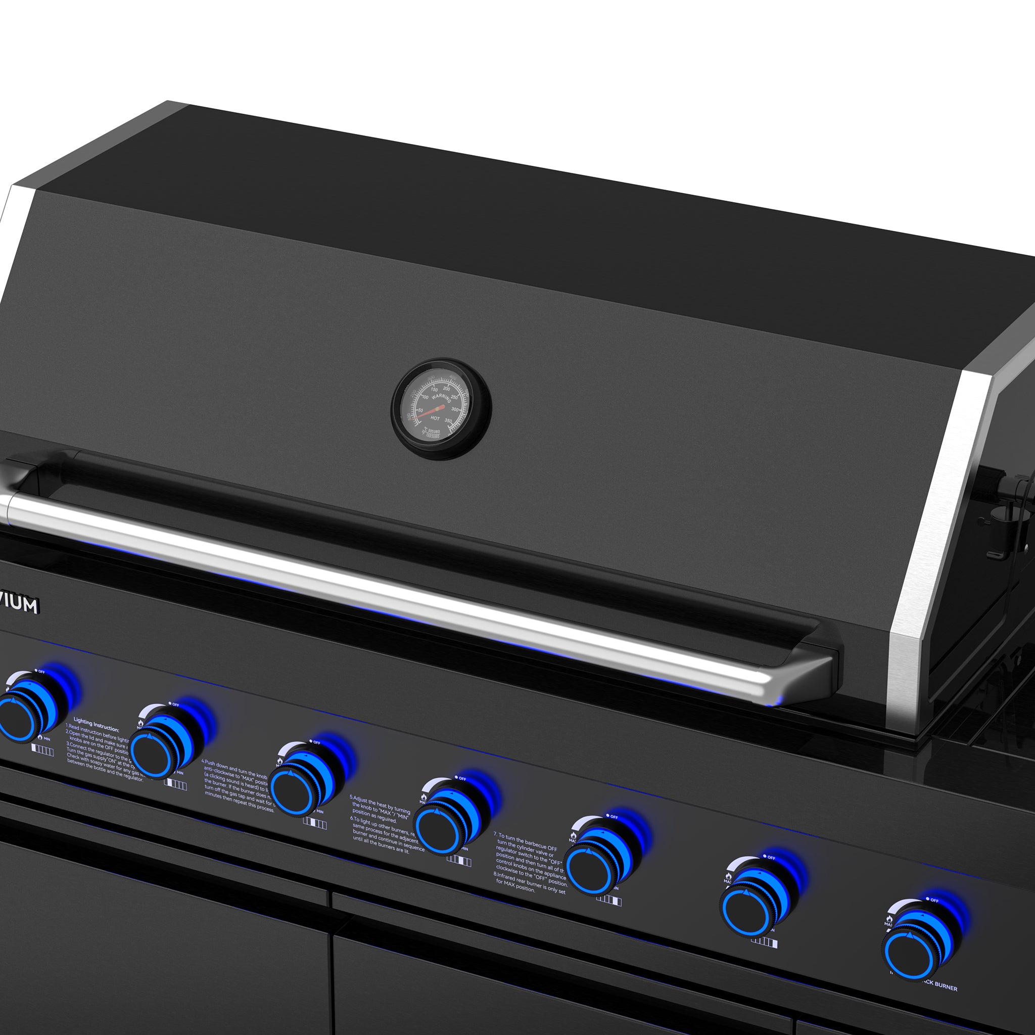 Vestivium Sera Series Outdoor Kitchen Island Black