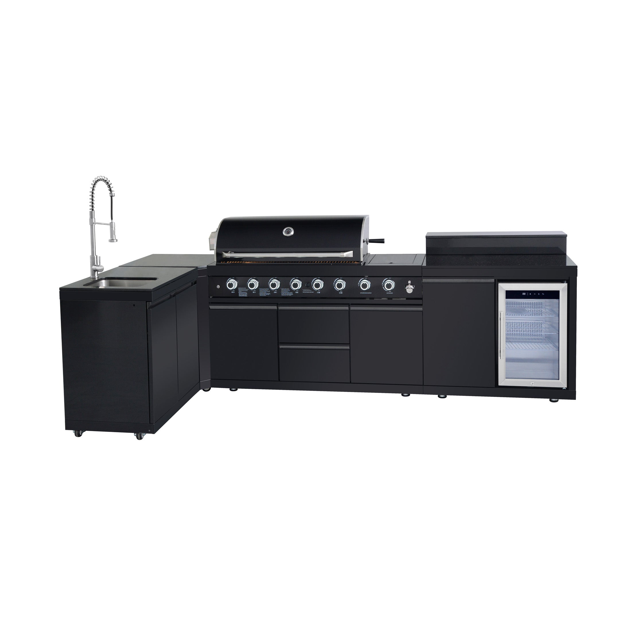 SERA-B Series Outdoor Modular Kitchen – All-in-One Backyard Cooking System