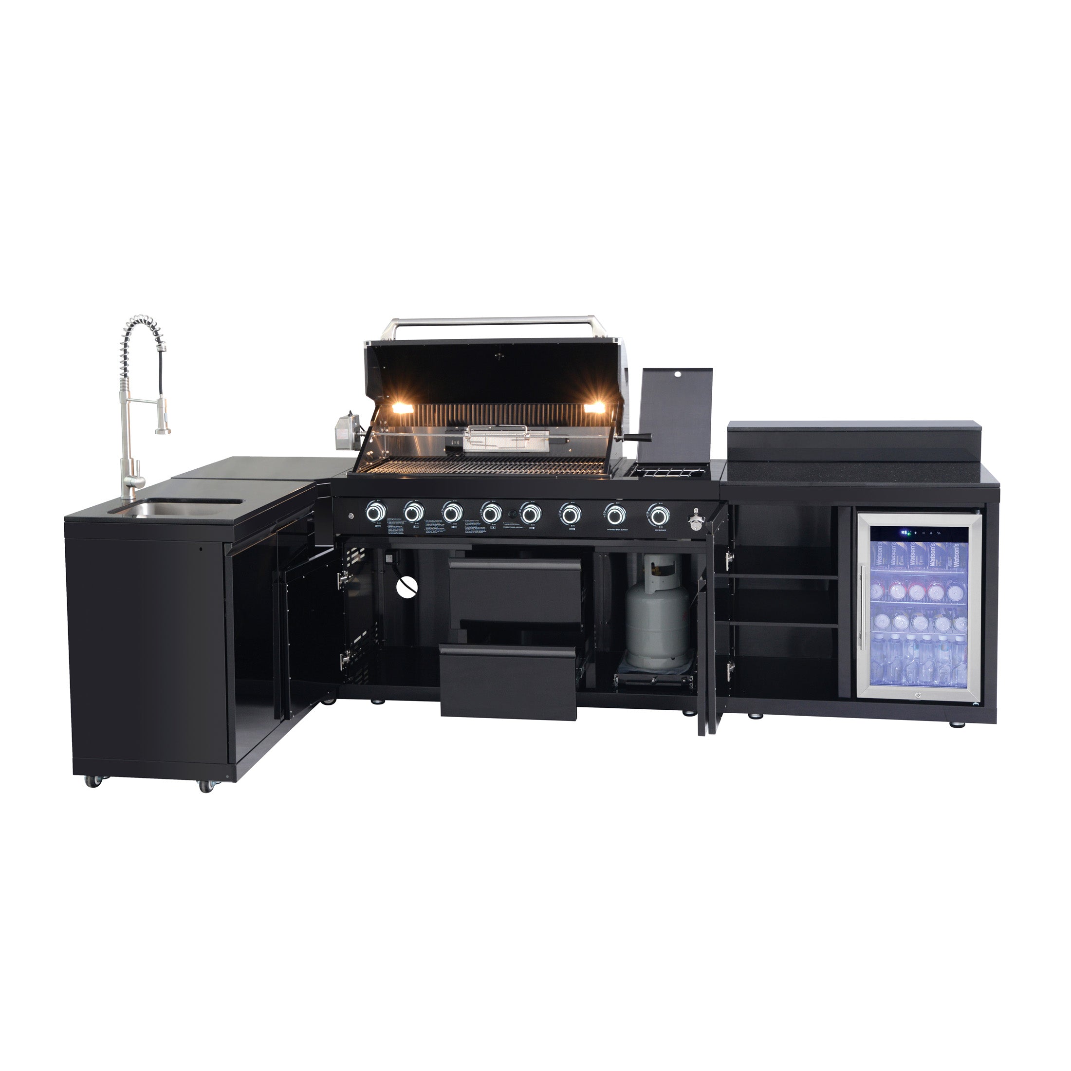 SERA-B Series Outdoor Modular Kitchen – All-in-One Backyard Cooking System