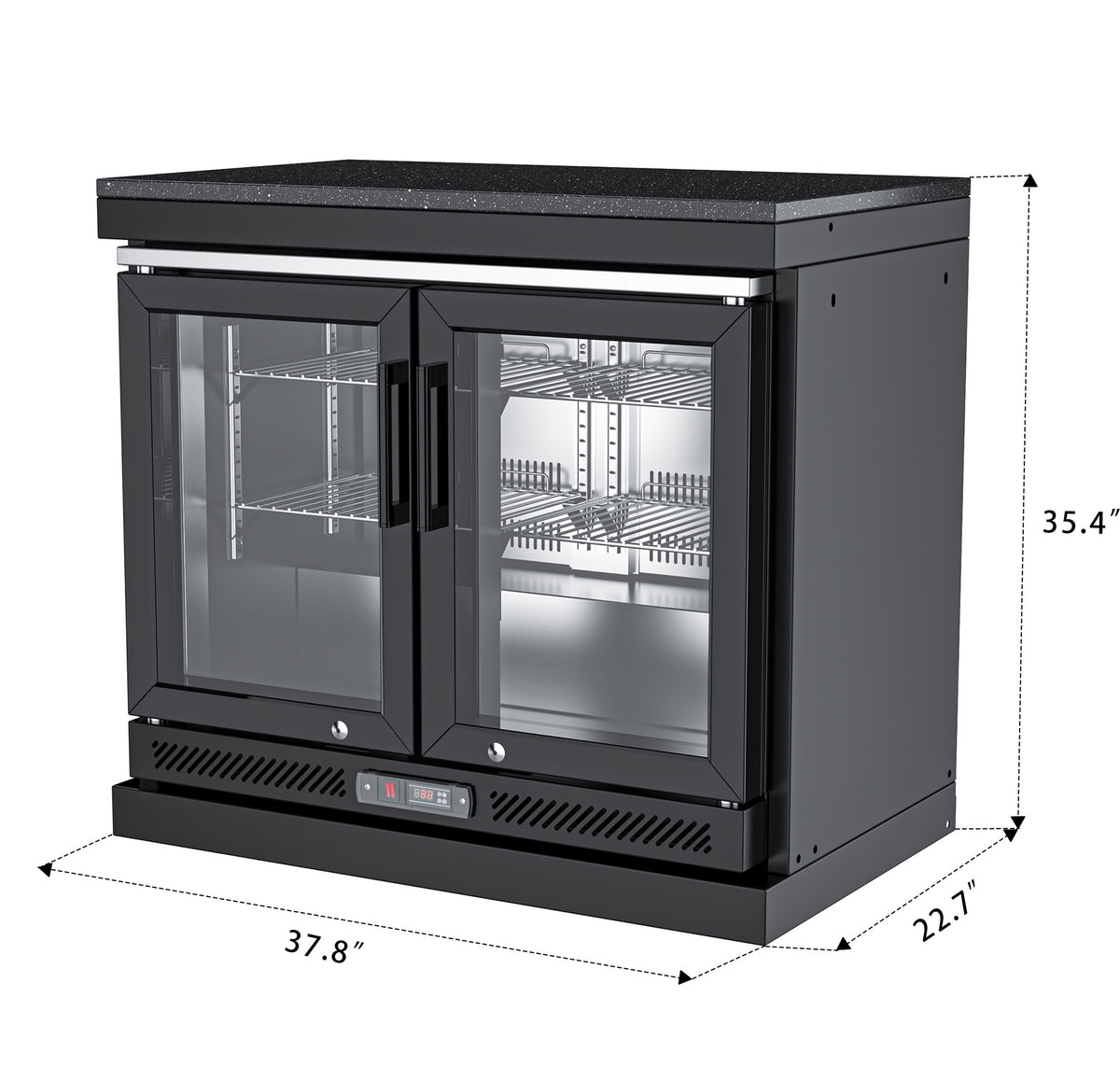 115L Double-Door Refrigerator Module