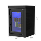 Vestivium Sera Series Outdoor Kitchen Island Black