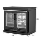 115L Double Door Refrigerator