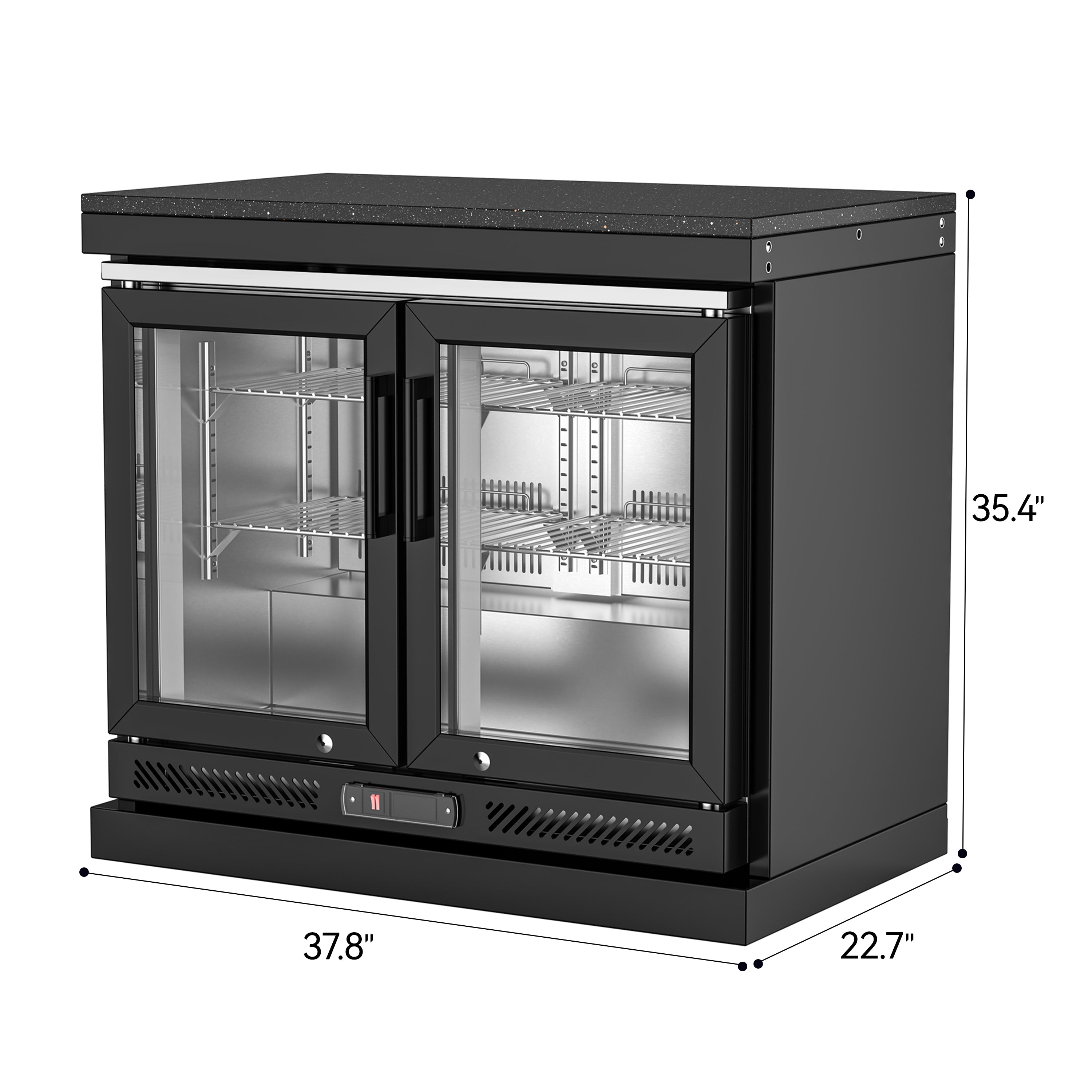 115L Double Door Refrigerator
