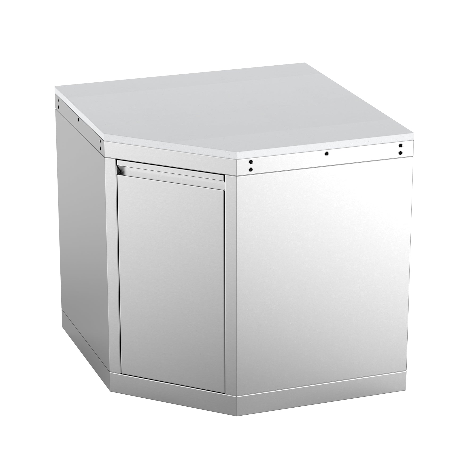 Wide Angle Corner Cabinet
