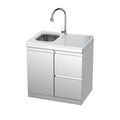 Stainless Steel Sink and Drawer Combo