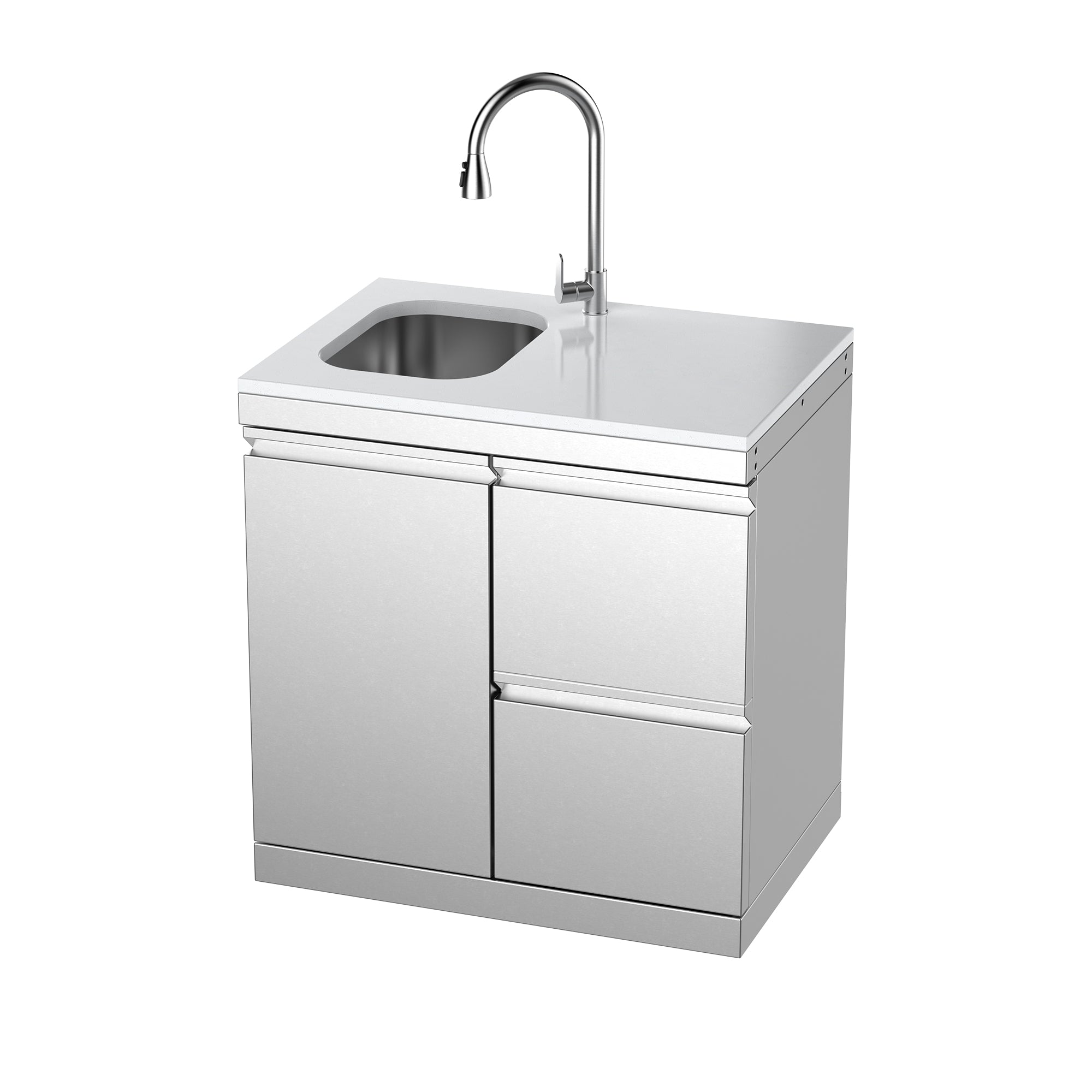 Stainless Steel Sink and Drawer Combo