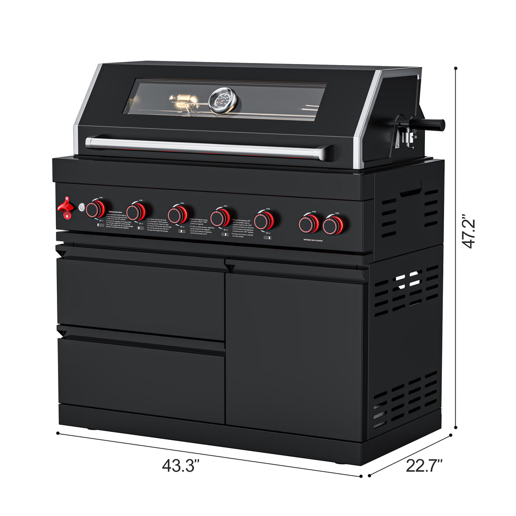 87900 BTU Outdoor Kitchen Grill Island
