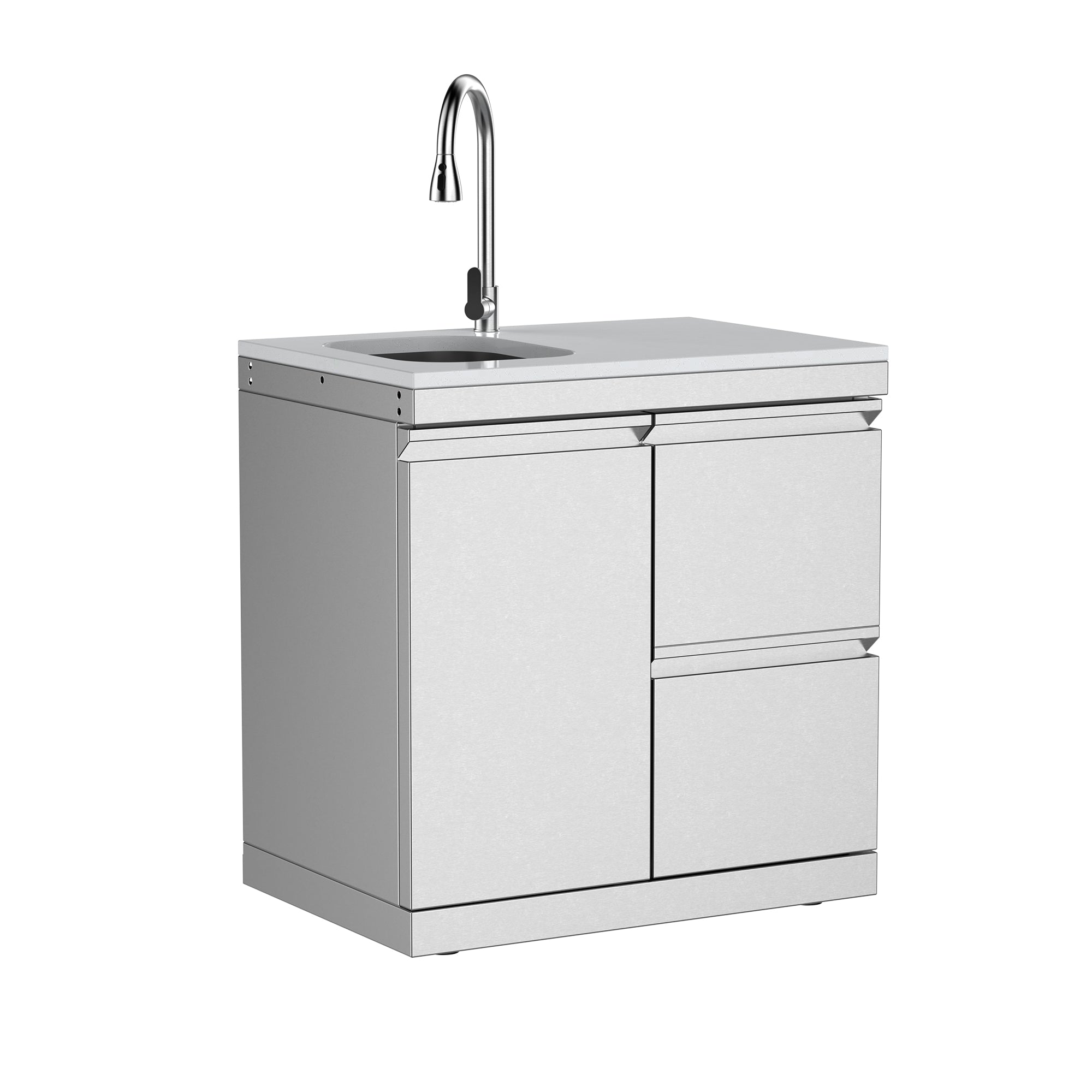 Stainless Steel Sink and Drawer Combo
