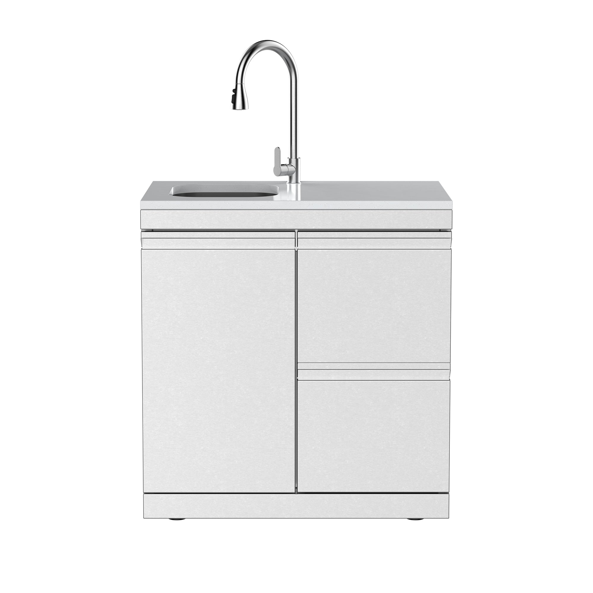 Stainless Steel Sink and Drawer Combo