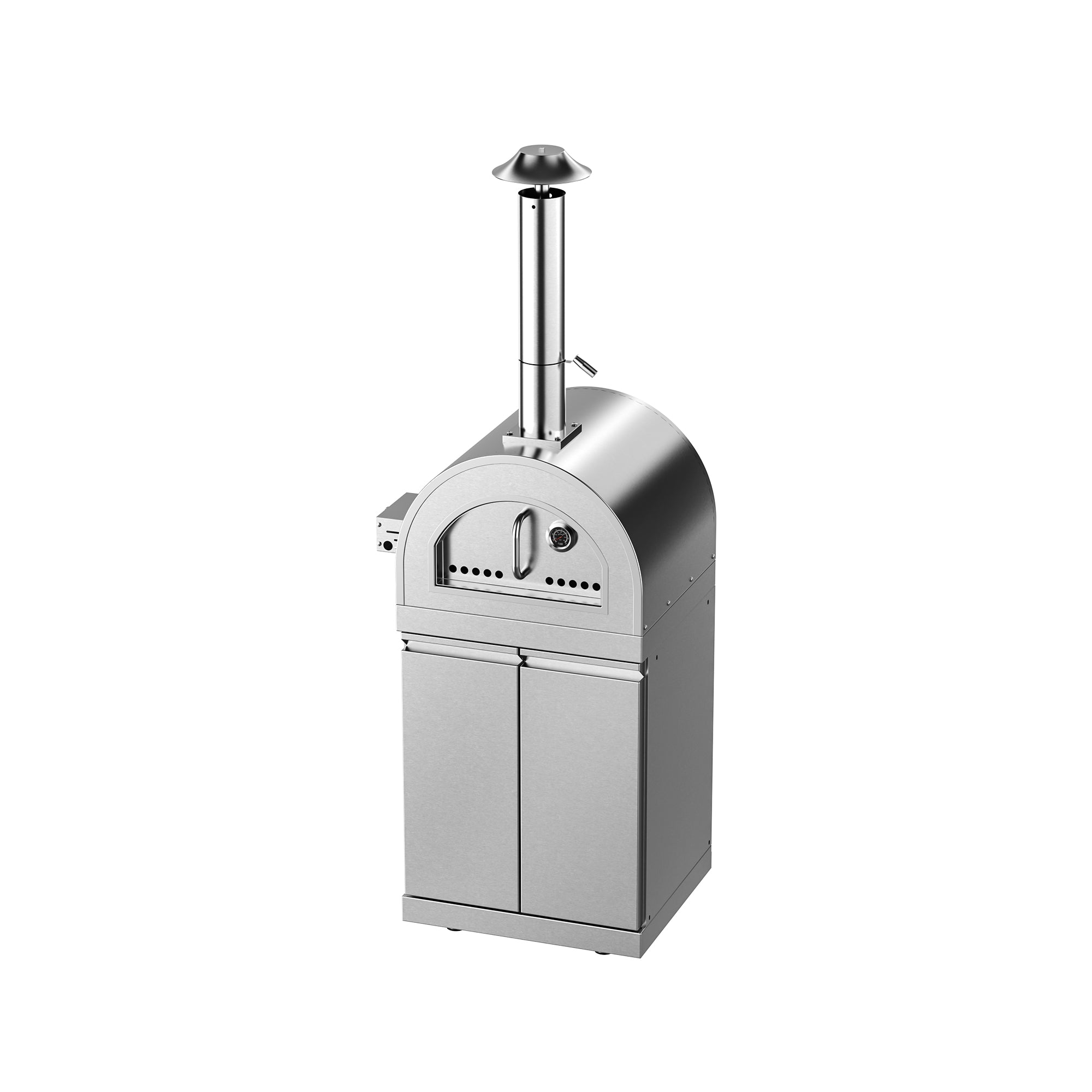 Pizza Oven Cabinet with Double Door Storage