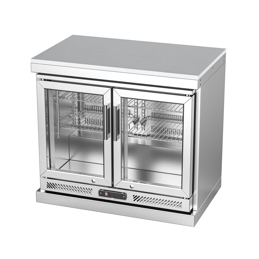 115L Double Door Refrigerator