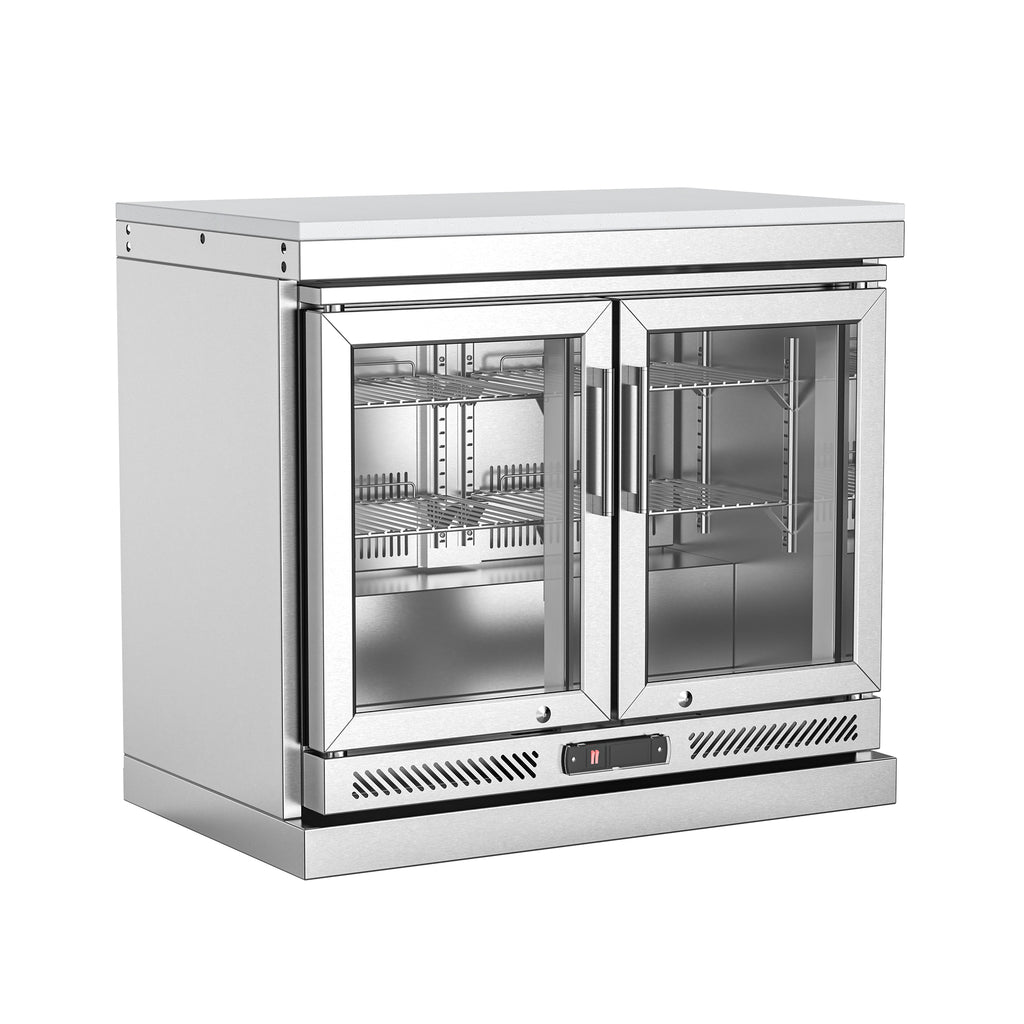 115L Double Door Refrigerator
