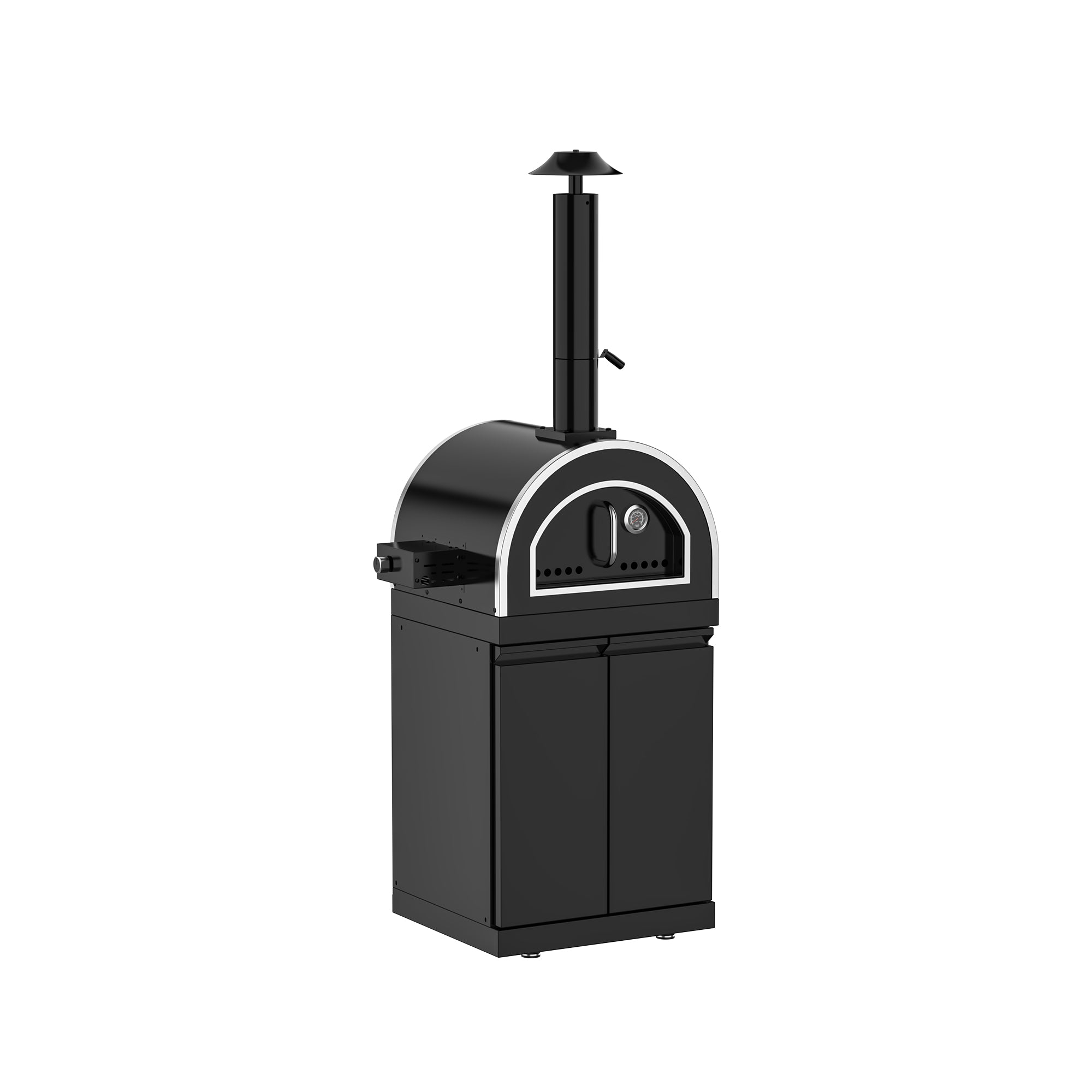 Pizza Oven Cabinet with Double Door Storage