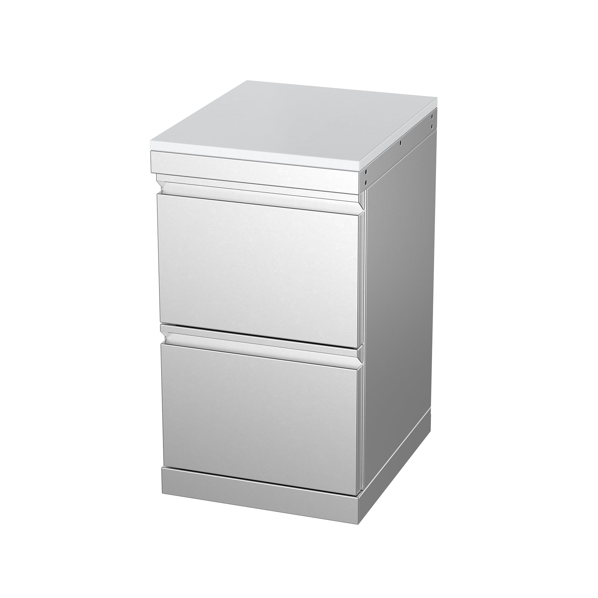 Stainless Steel Double Drawer Dabinet