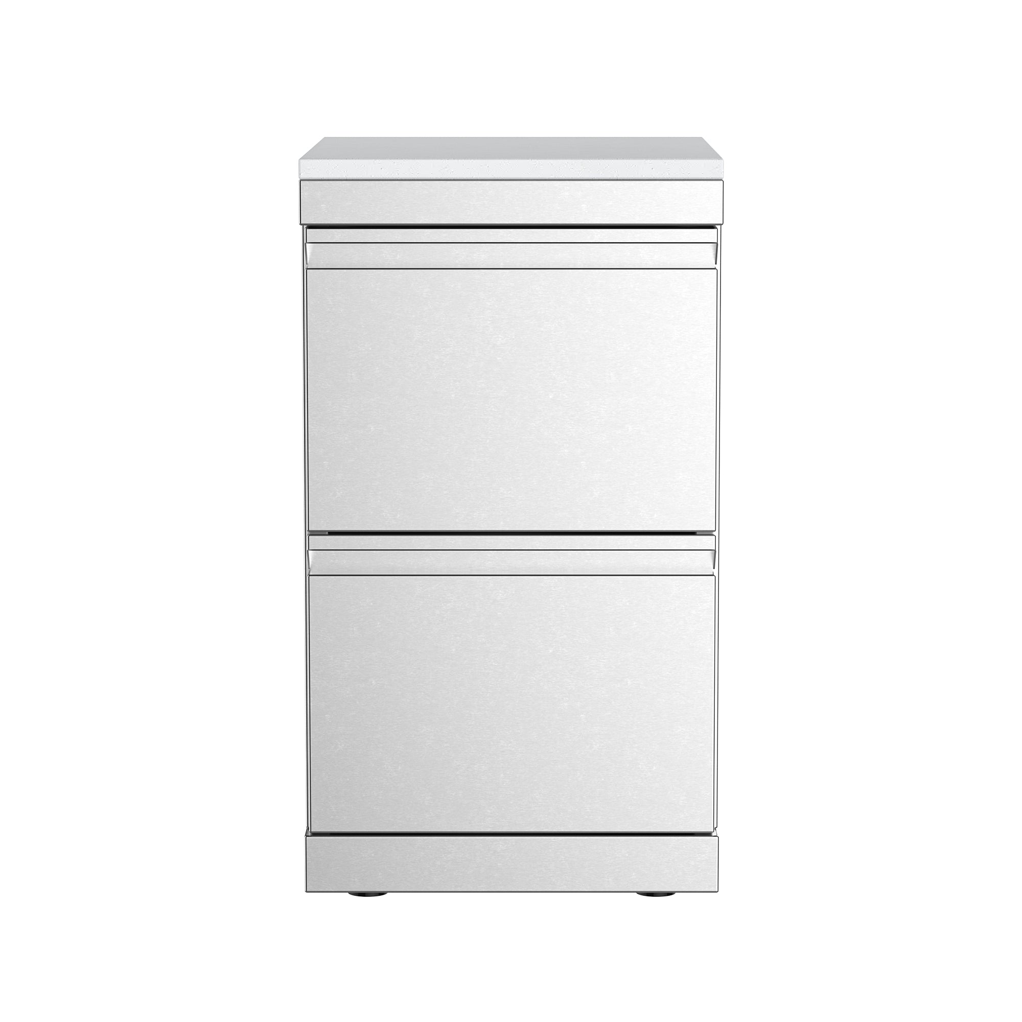 Stainless Steel Double Drawer Dabinet