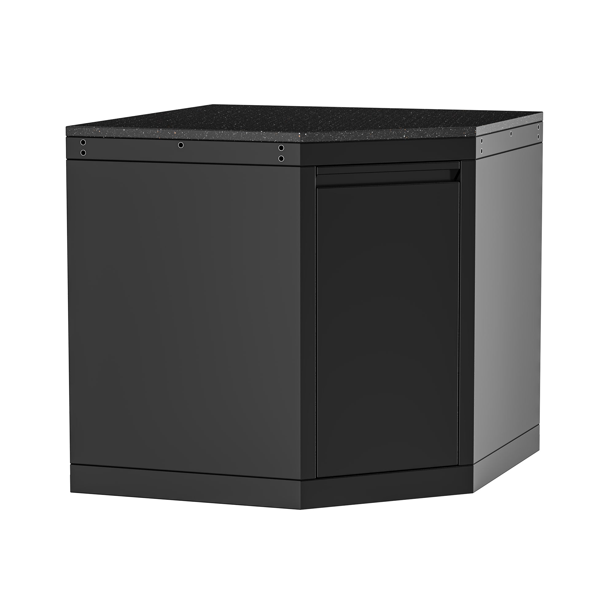 Wide Angle Corner Cabinet