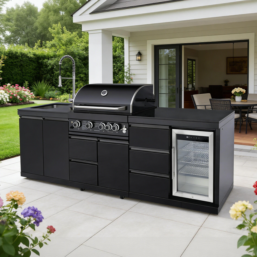 SERA-B Series Outdoor Modular Kitchen – All-in-One Backyard Cooking System