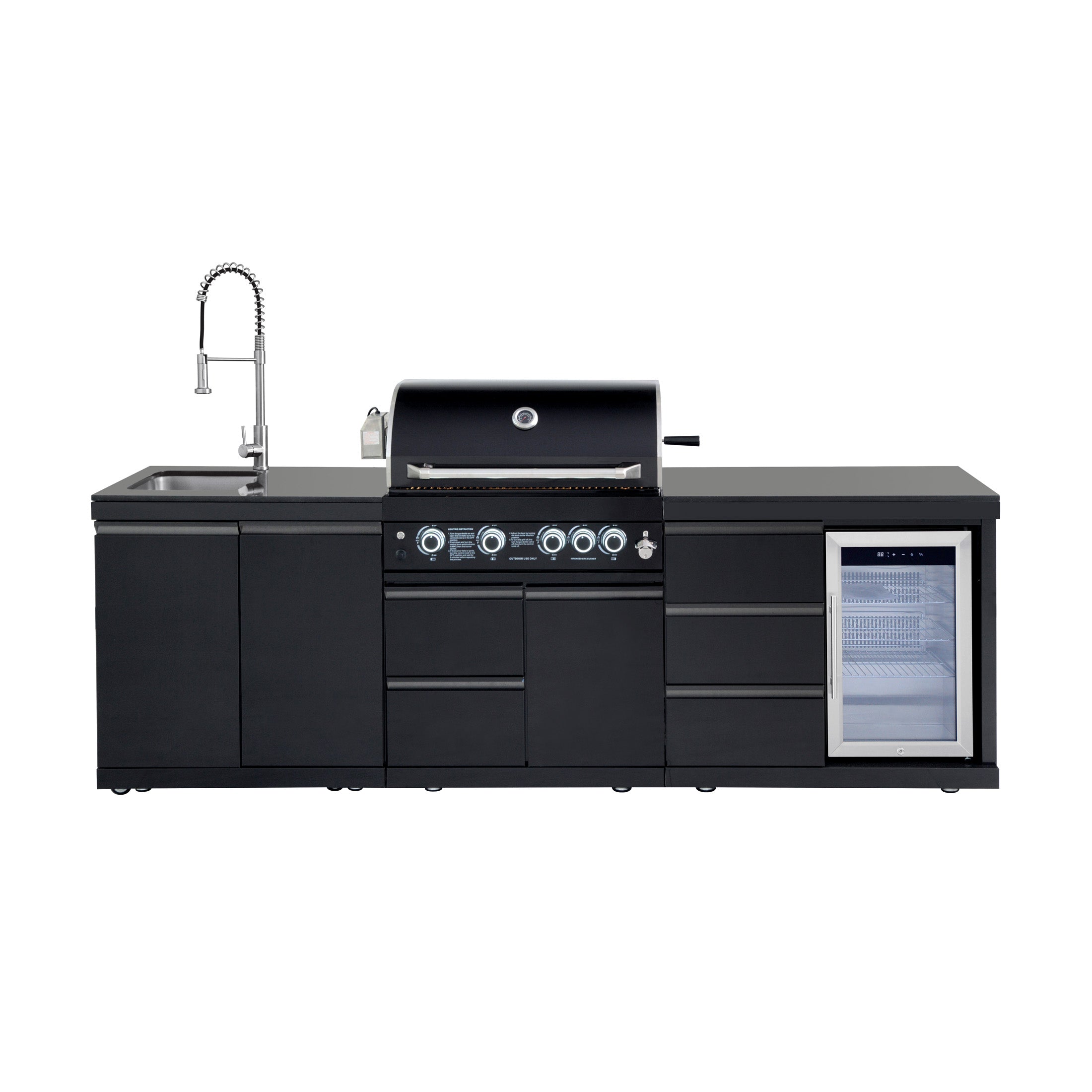 SERA-B Series Outdoor Modular Kitchen – All-in-One Backyard Cooking System
