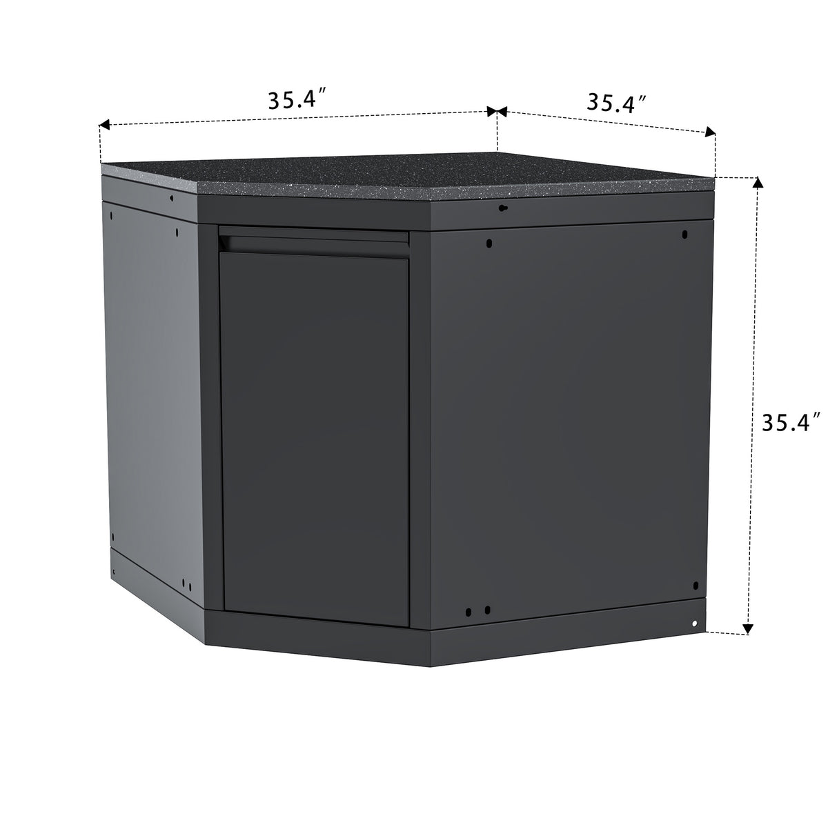 Wide-Angle Corner Cabinet Module