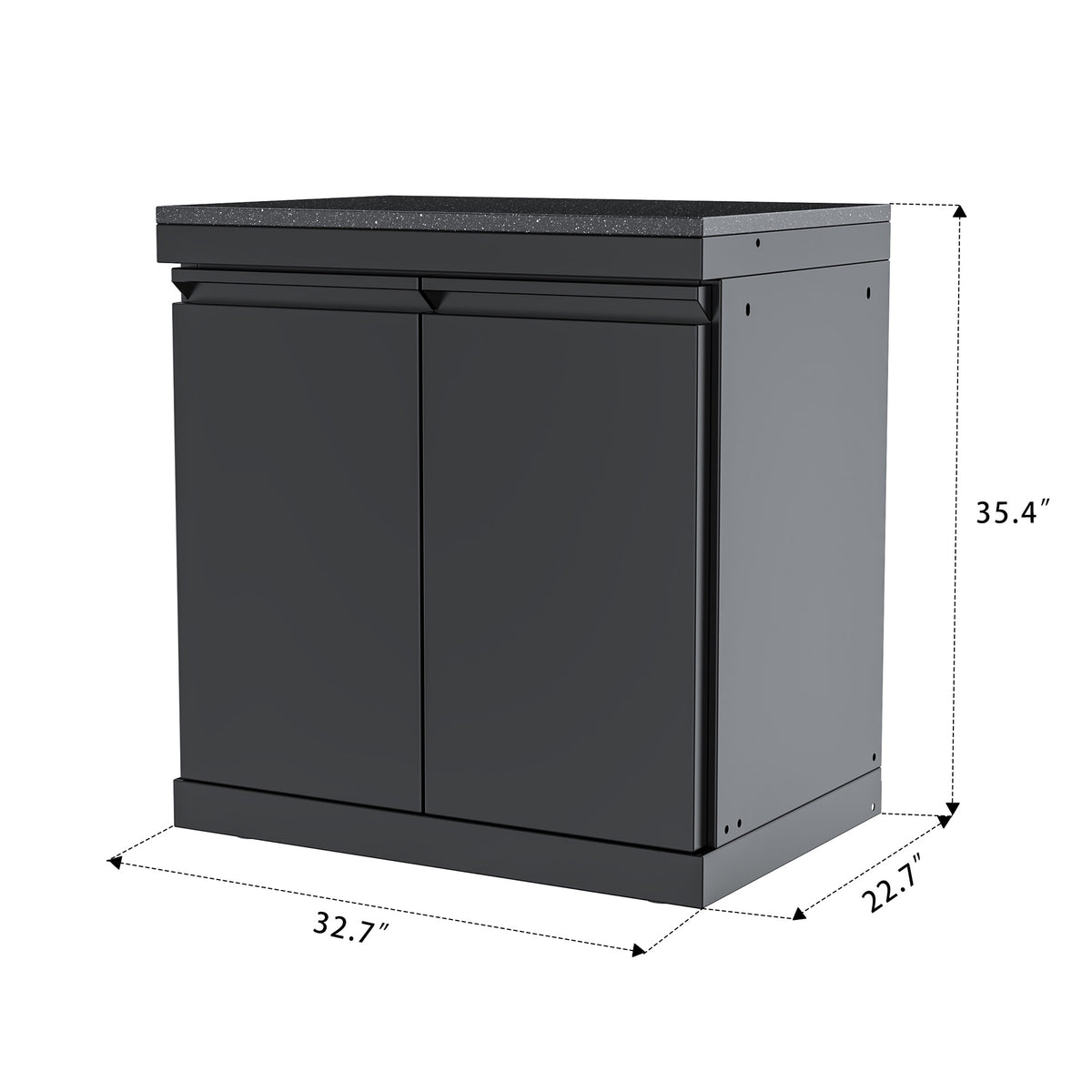 Double-Door Storage Cabinet Module