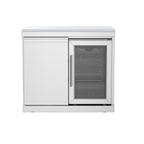 Single-Door Cabinet with Refrigerator Module