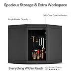 VESTIVIUM Wide Angle Corner Cabinet for Sera Series Outdoor Kitchen