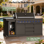 VESTIVIUM Stainless Steel Storage Cabinet - Single Door