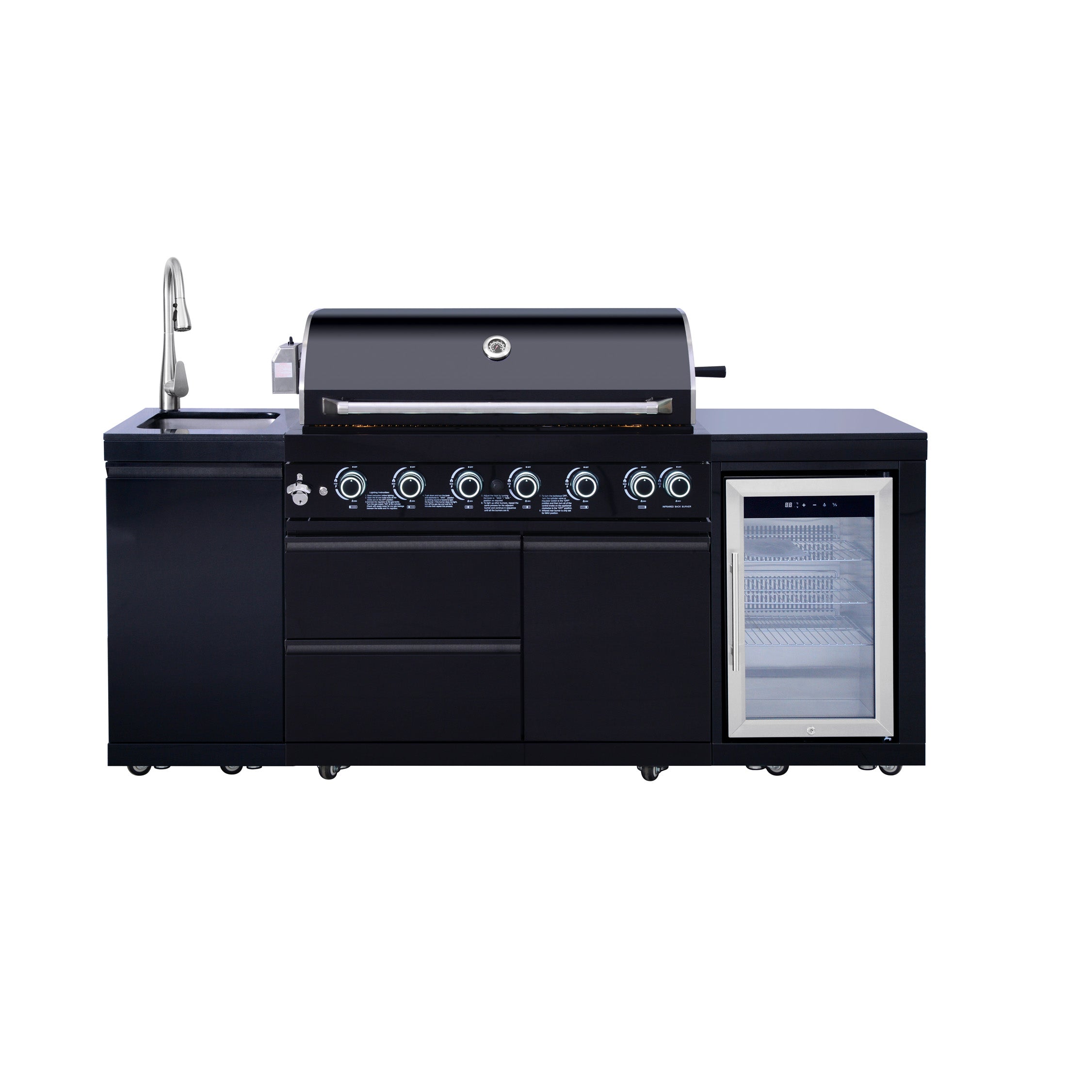 SERA-B Series Outdoor Modular Kitchen – All-in-One Backyard Cooking System