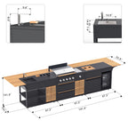 AEVA Series Set Outdoor Kitchen — Elegant, Premium Outdoor Living