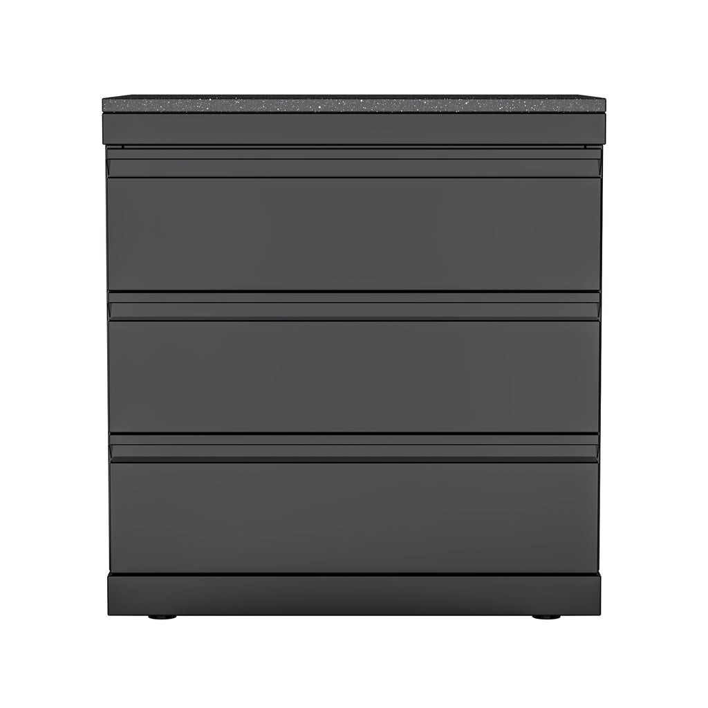 Stainless Steel 3-Drawer