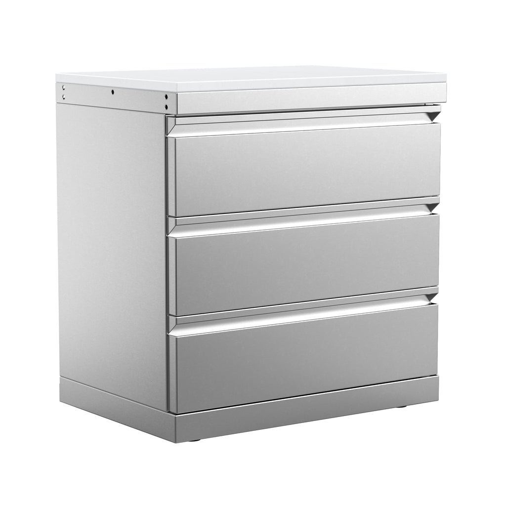 Stainless Steel 3-Drawer