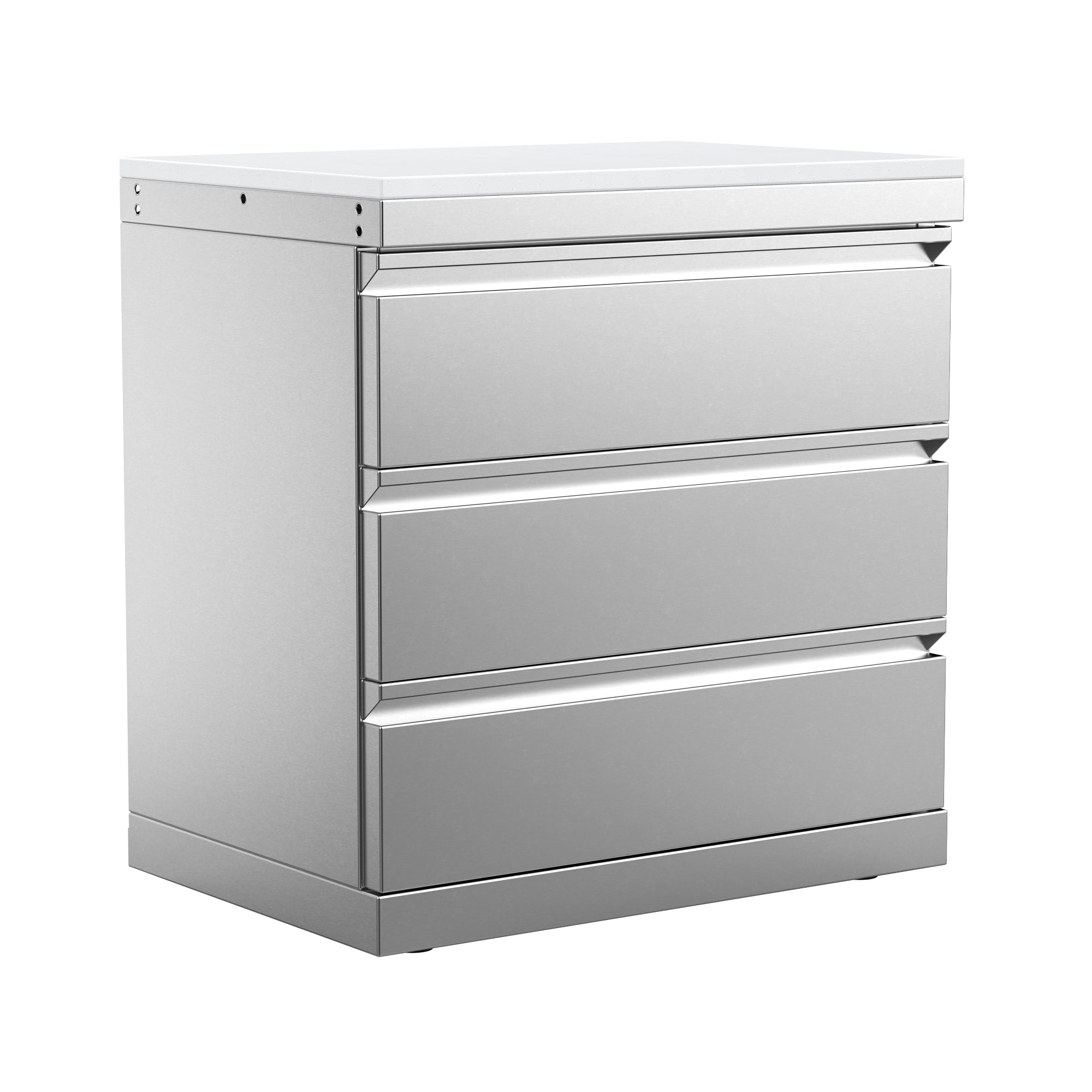 Stainless Steel 3-Drawer
