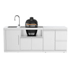 VESTIVIUM 3-Piece Modular Outdoor Kitchen Island Set | SM-SDSK