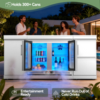 VESTIVIUM 115L Outdoor Double Door Refrigerator Cabinet