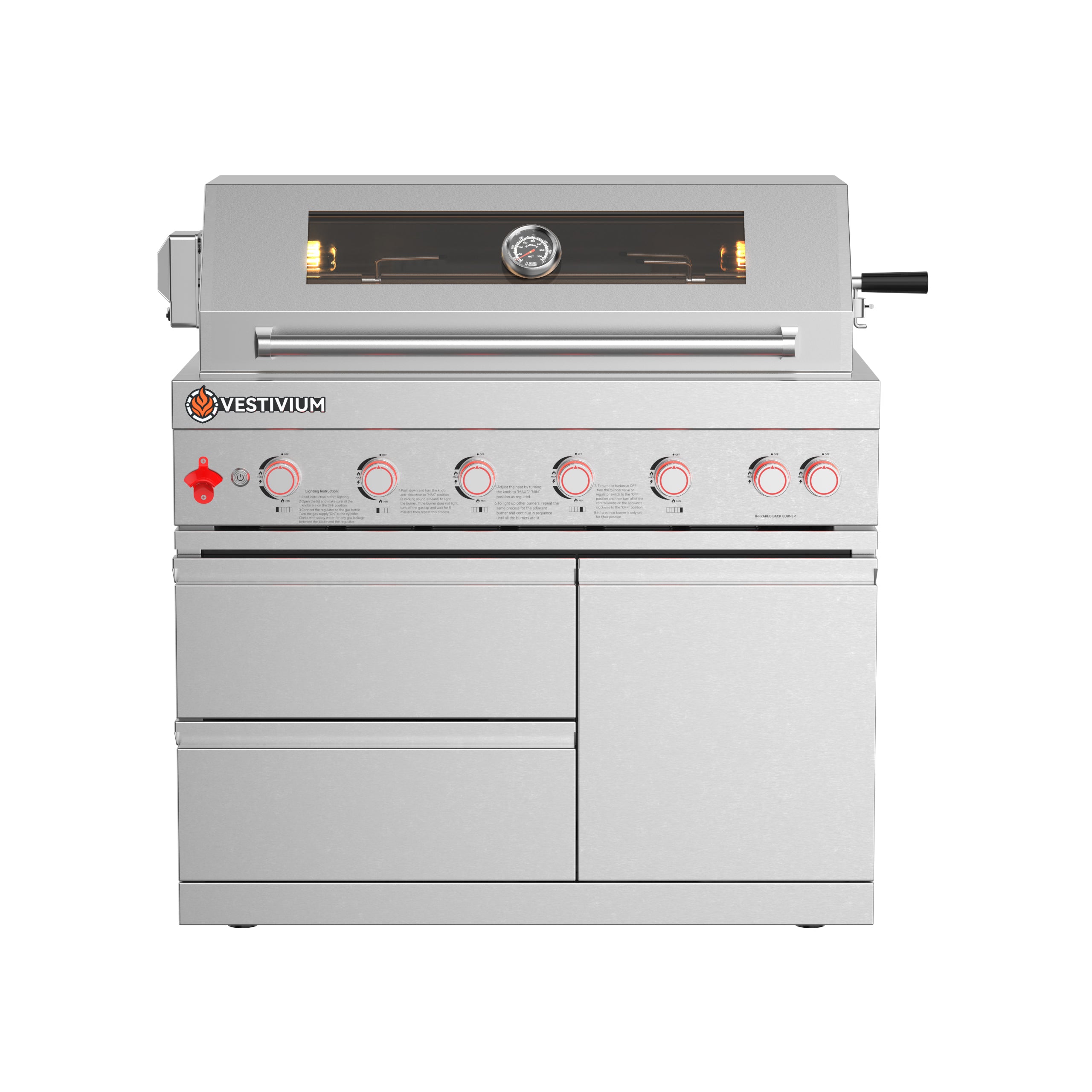 87900 BTU Outdoor Kitchen Grill Island
