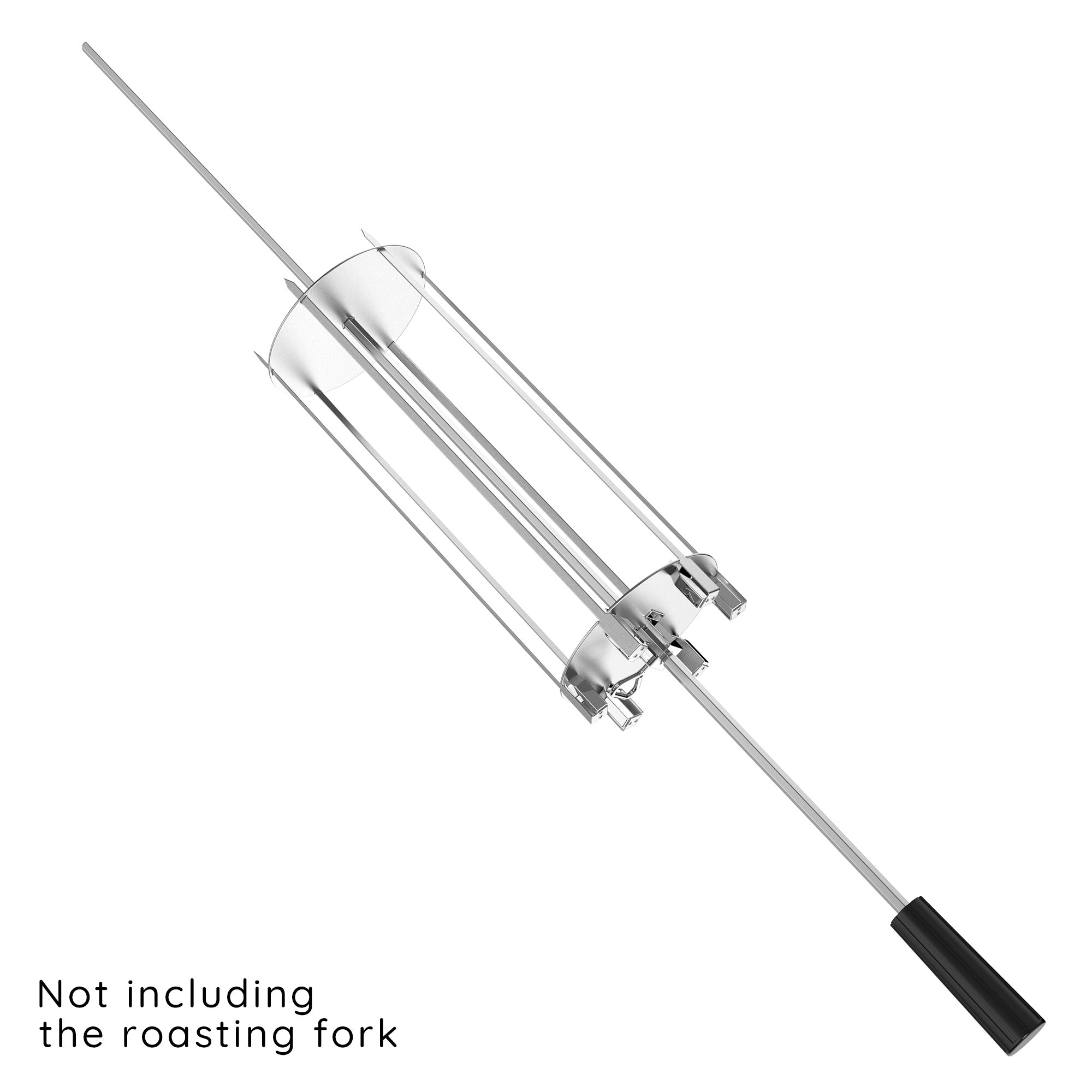 Rotating Stainless Steel Skewer Set