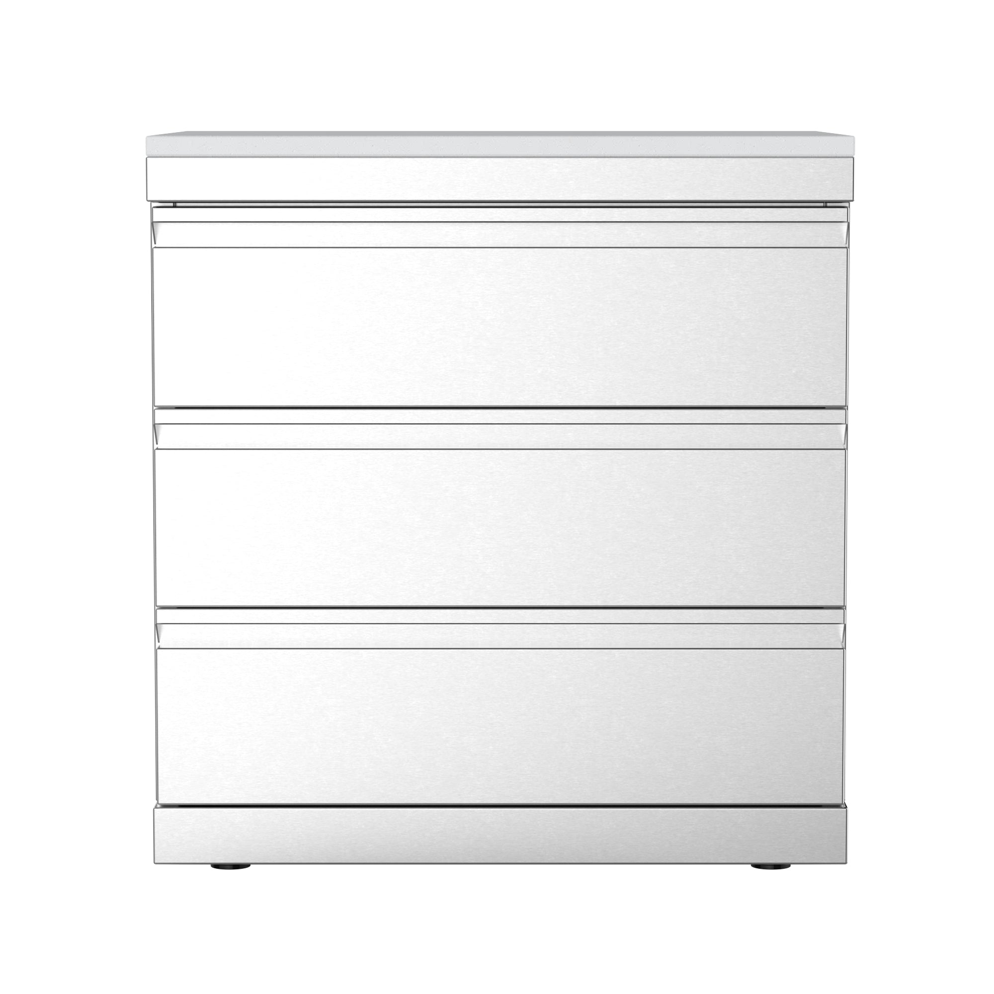 Stainless Steel 3-Drawer