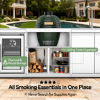 VESTIVIUM Ceramic Grill Cabinet for Outdoor Kitchen, Dedicated Egg Style Cooker Station