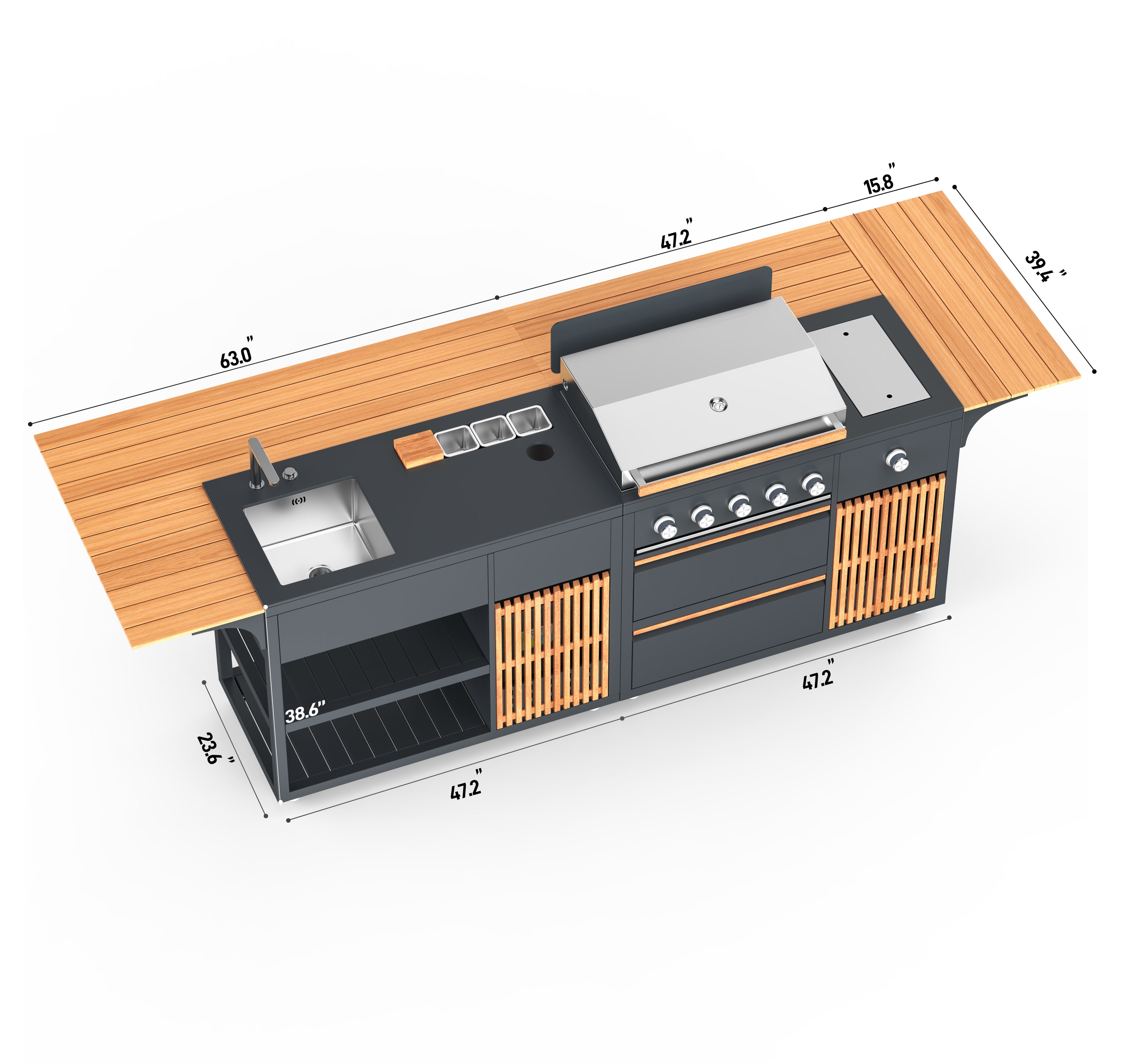 AEVA Series Set Outdoor Kitchen — Premium Performance for Outdoor Living