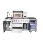 SERA-B Series Outdoor Modular Kitchen – All-in-One Backyard Cooking System