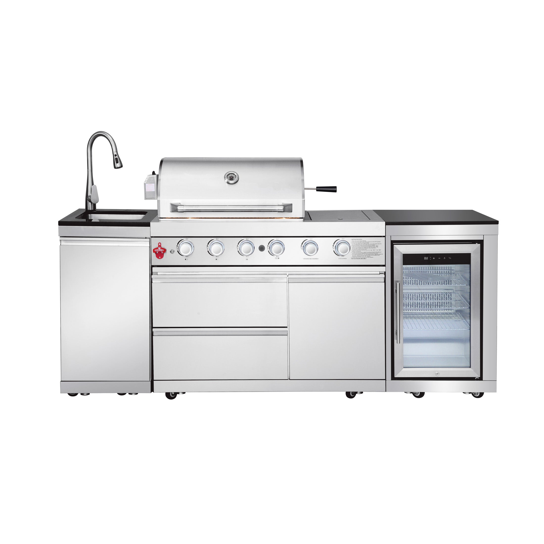 SERA-B Series Outdoor Modular Kitchen – All-in-One Backyard Cooking System