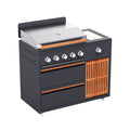 BBQ Grill with Side Burner Module