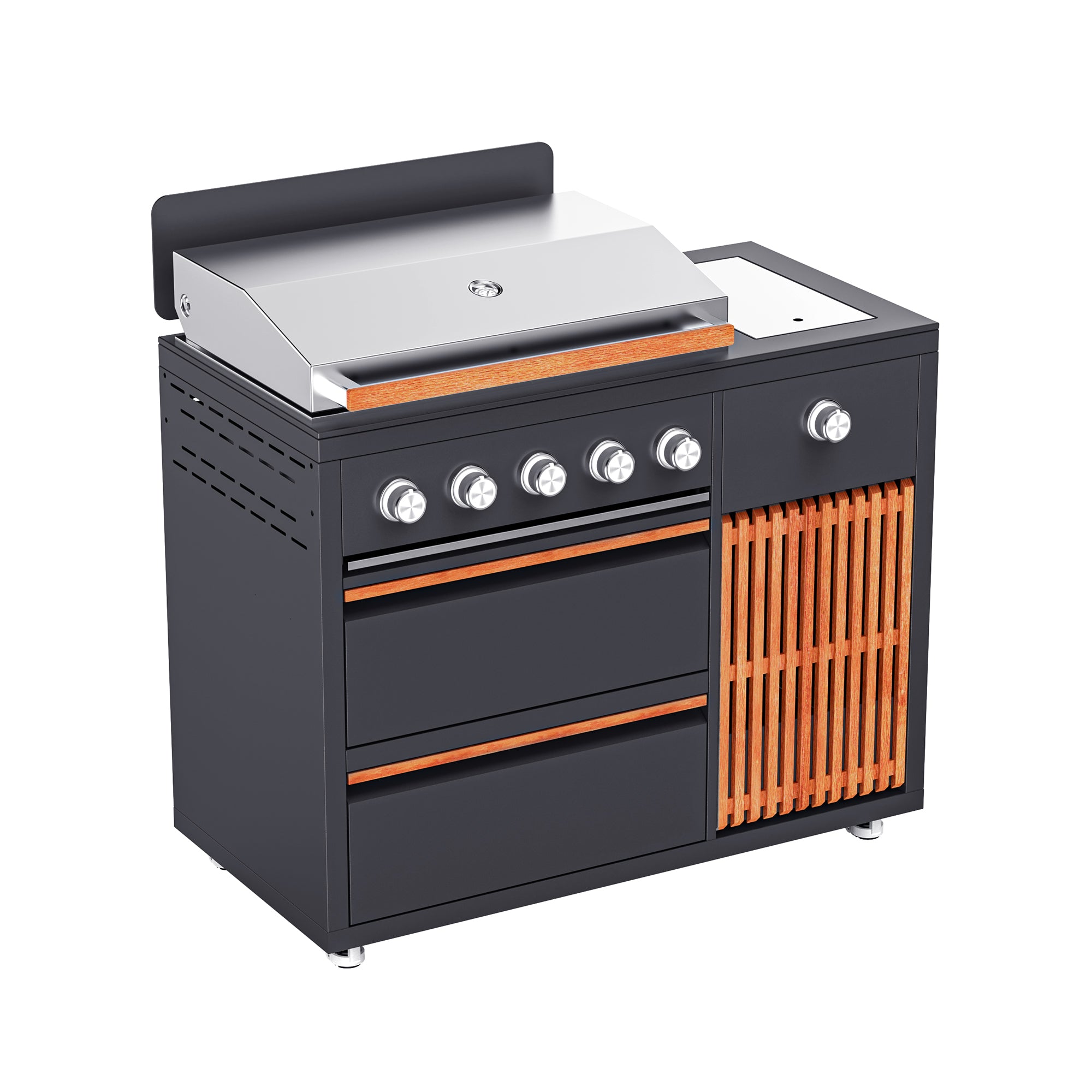 Burner BBQ With Side Burner