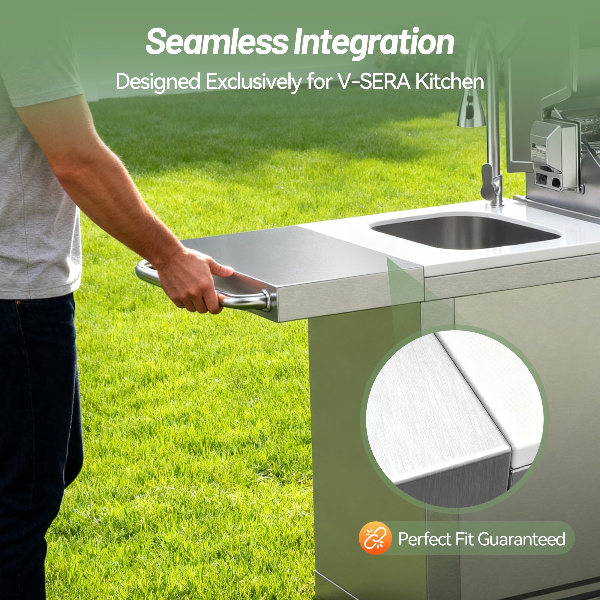 Outdoor Kitchen Foldable Side Panel Replacement Parts