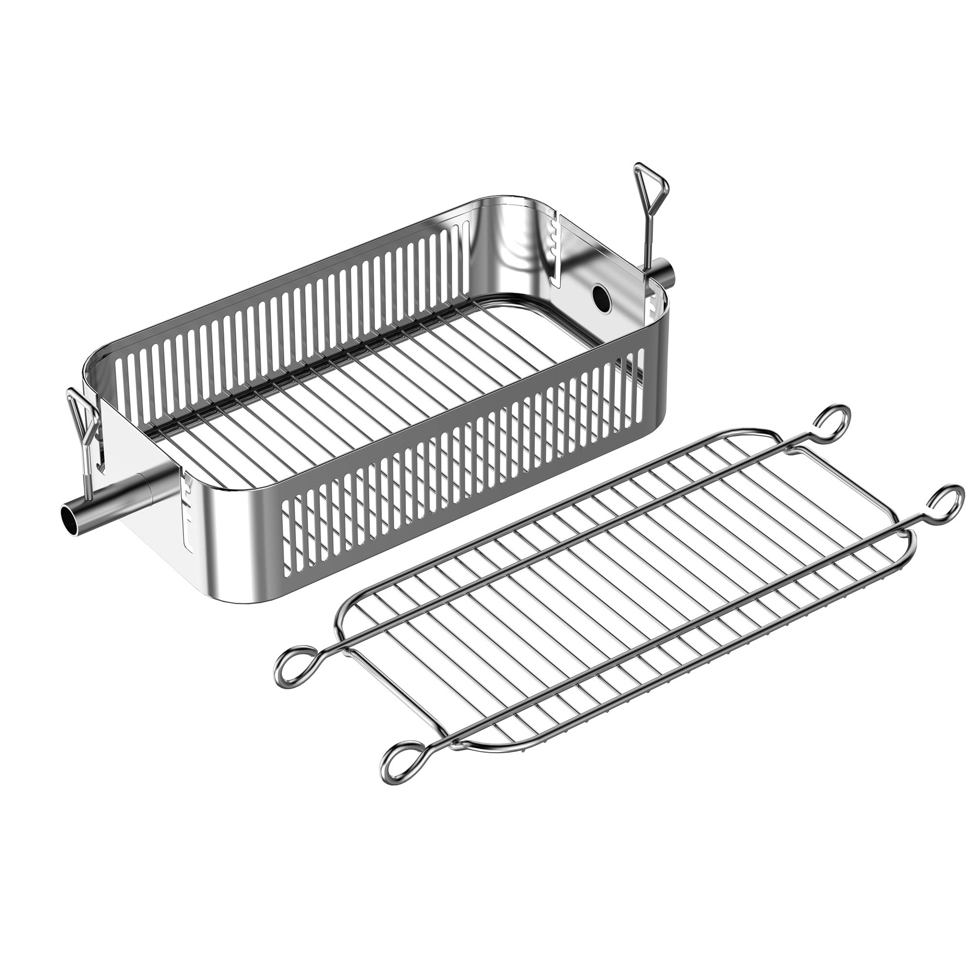 Rotating Barbecue Grill Basket Kit
